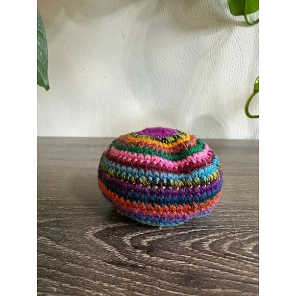 Colorful Knit Hacky Sack - Picture 1 of 7